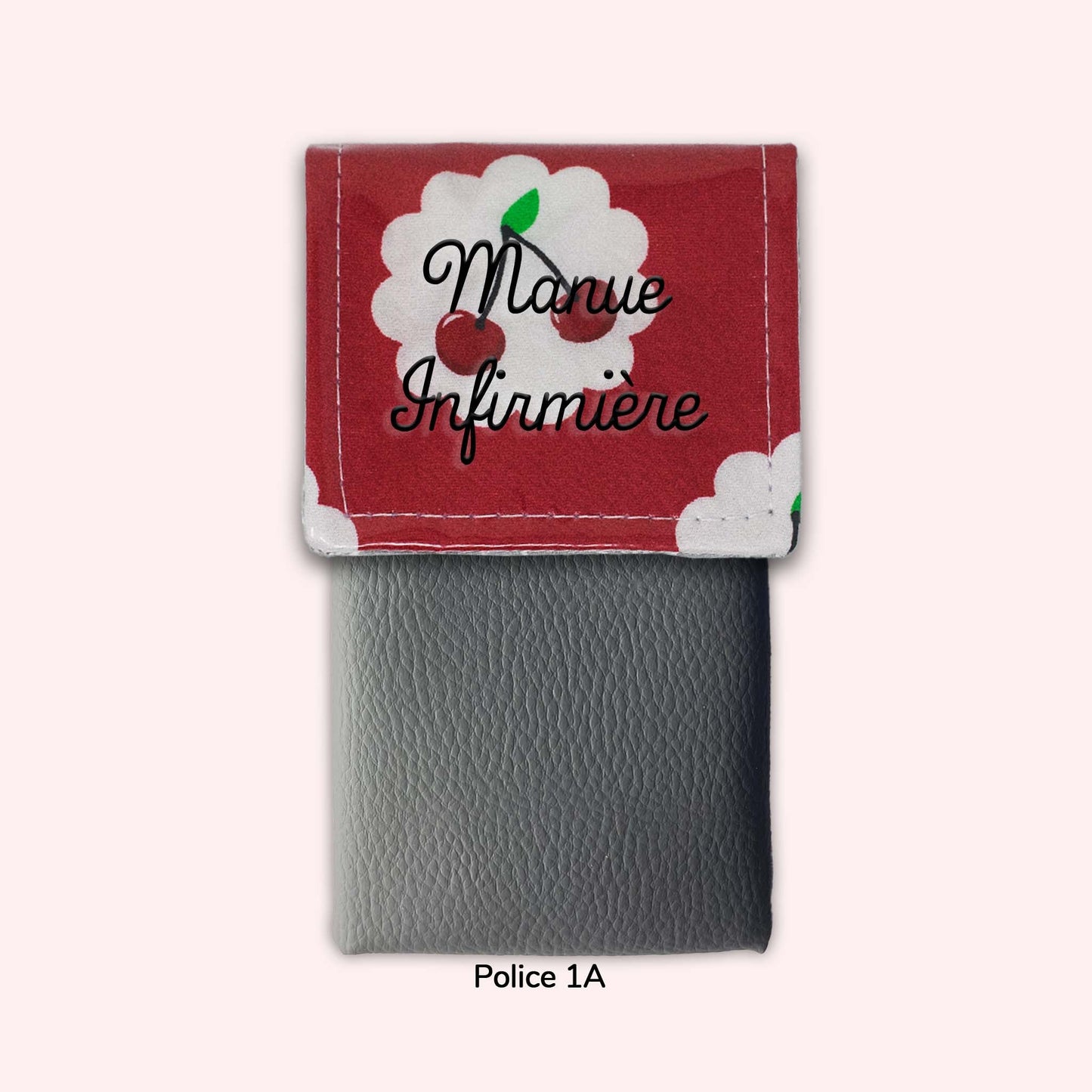 Cherry Tart Red Magnetic Pouch