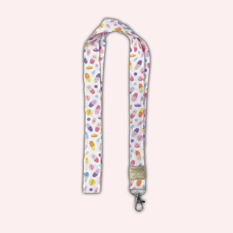 Multicolor Capsules Neck Strap