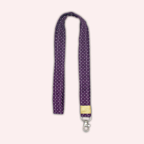 Purple Polka Dots Choker