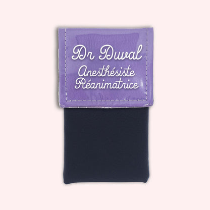 Two-tone Parma flap pouch