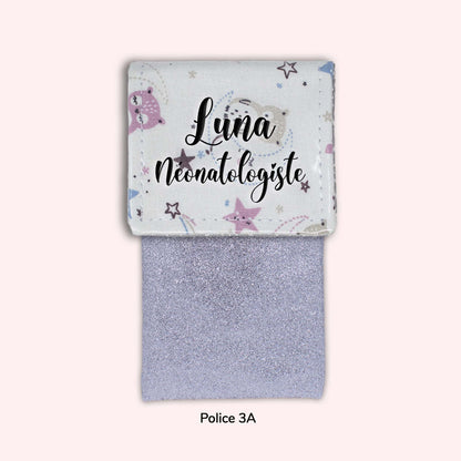 Pochette aimantée Luna la chouette