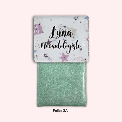 Pochette aimantée Luna la chouette