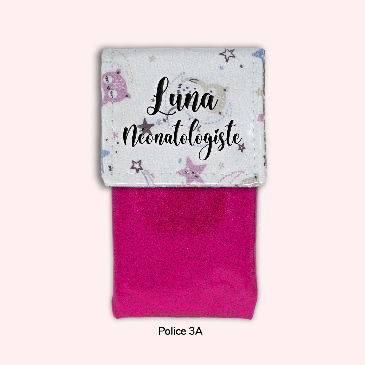 Pochette aimantée Luna la chouette