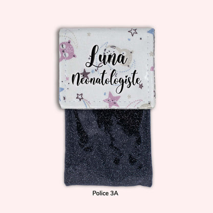 Pochette aimantée Luna la chouette