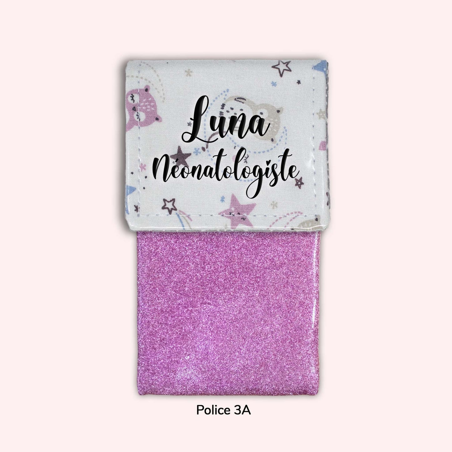 Pochette aimantée Luna la chouette