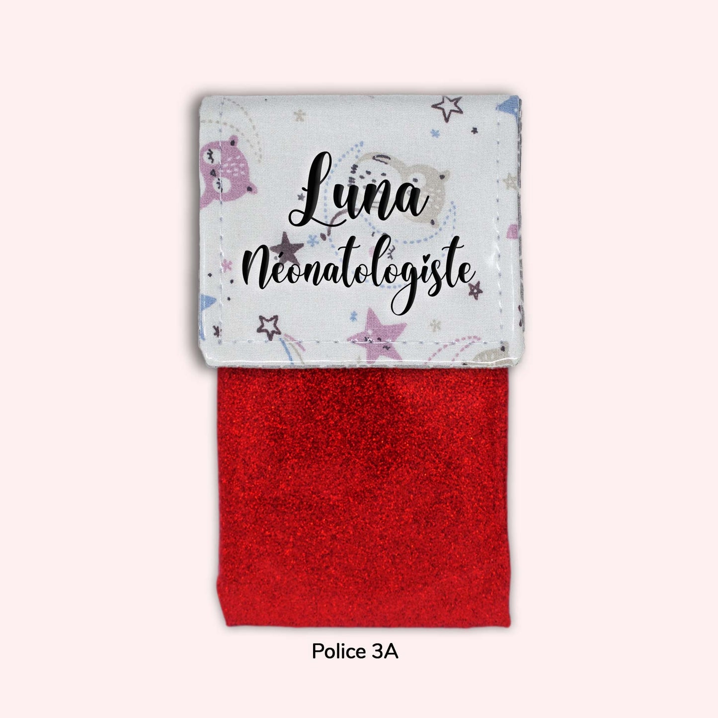 Pochette aimantée Luna la chouette