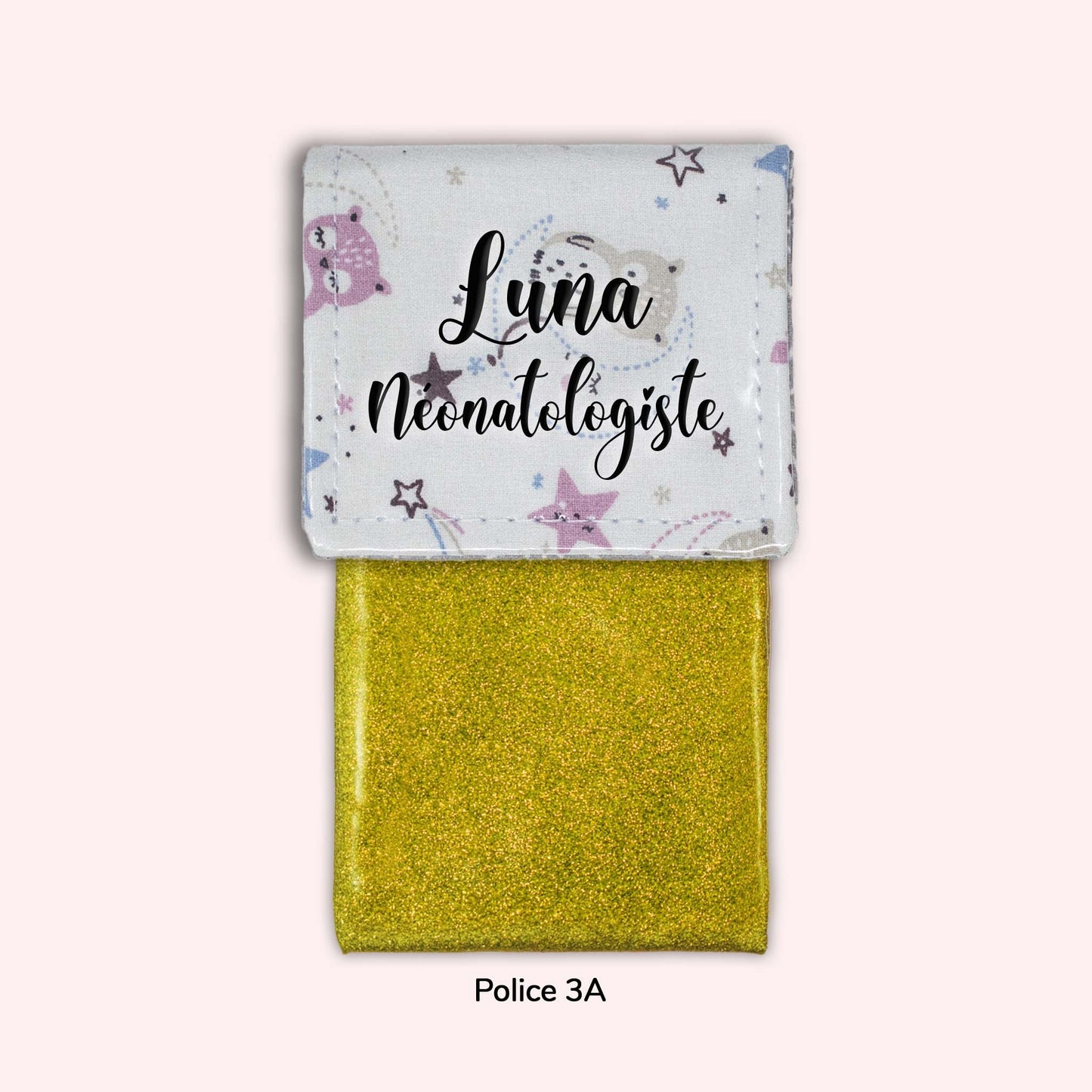 Pochette aimantée Luna la chouette