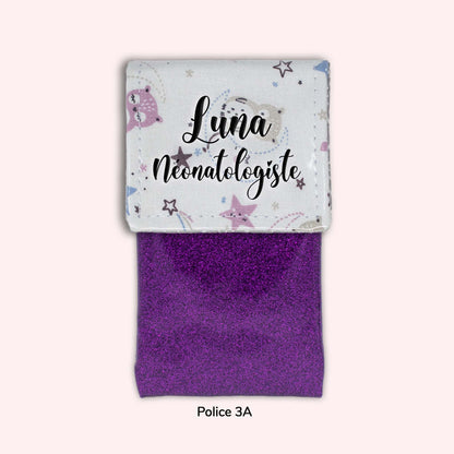 Pochette aimantée Luna la chouette