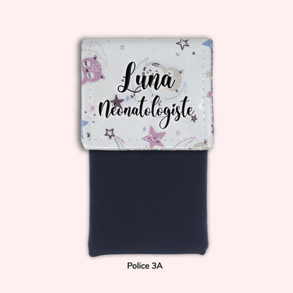 Pochette aimantée Luna la chouette