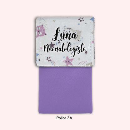 Pochette aimantée Luna la chouette