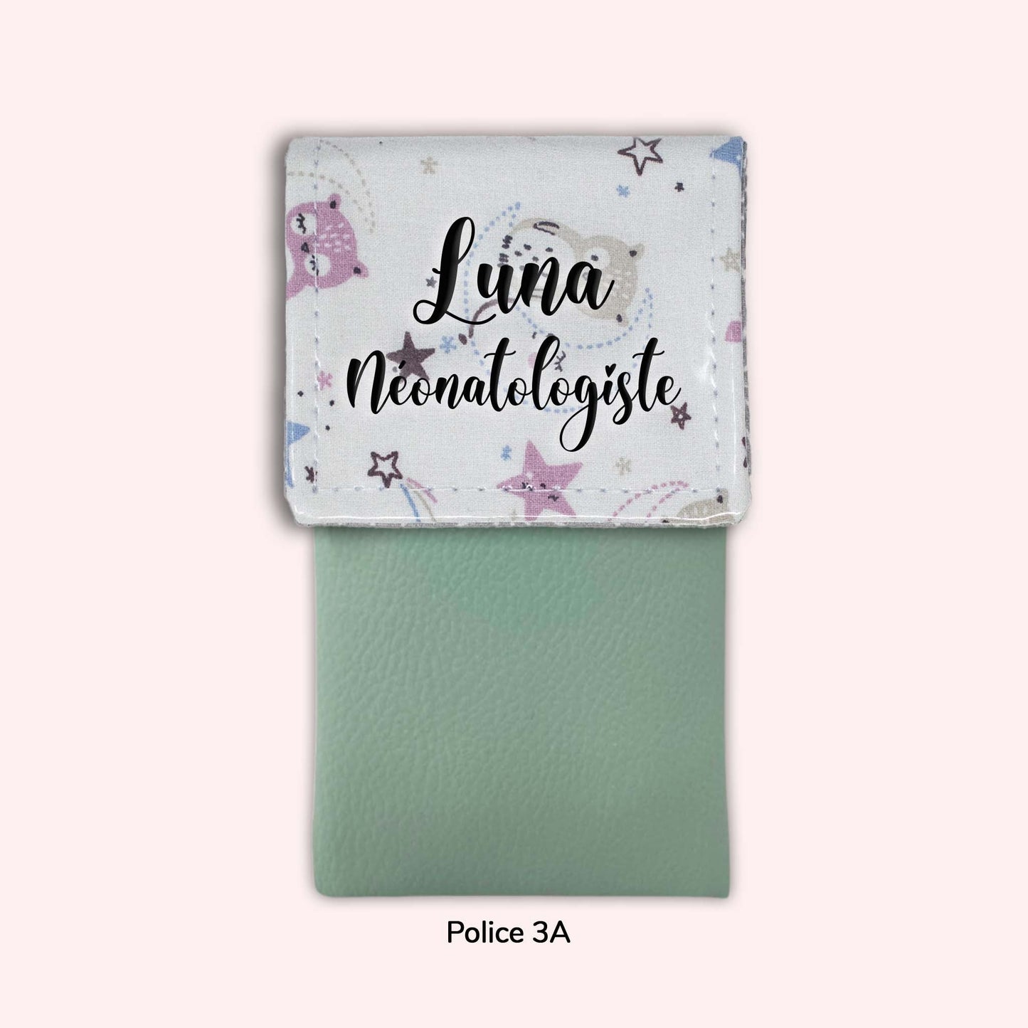 Pochette aimantée Luna la chouette