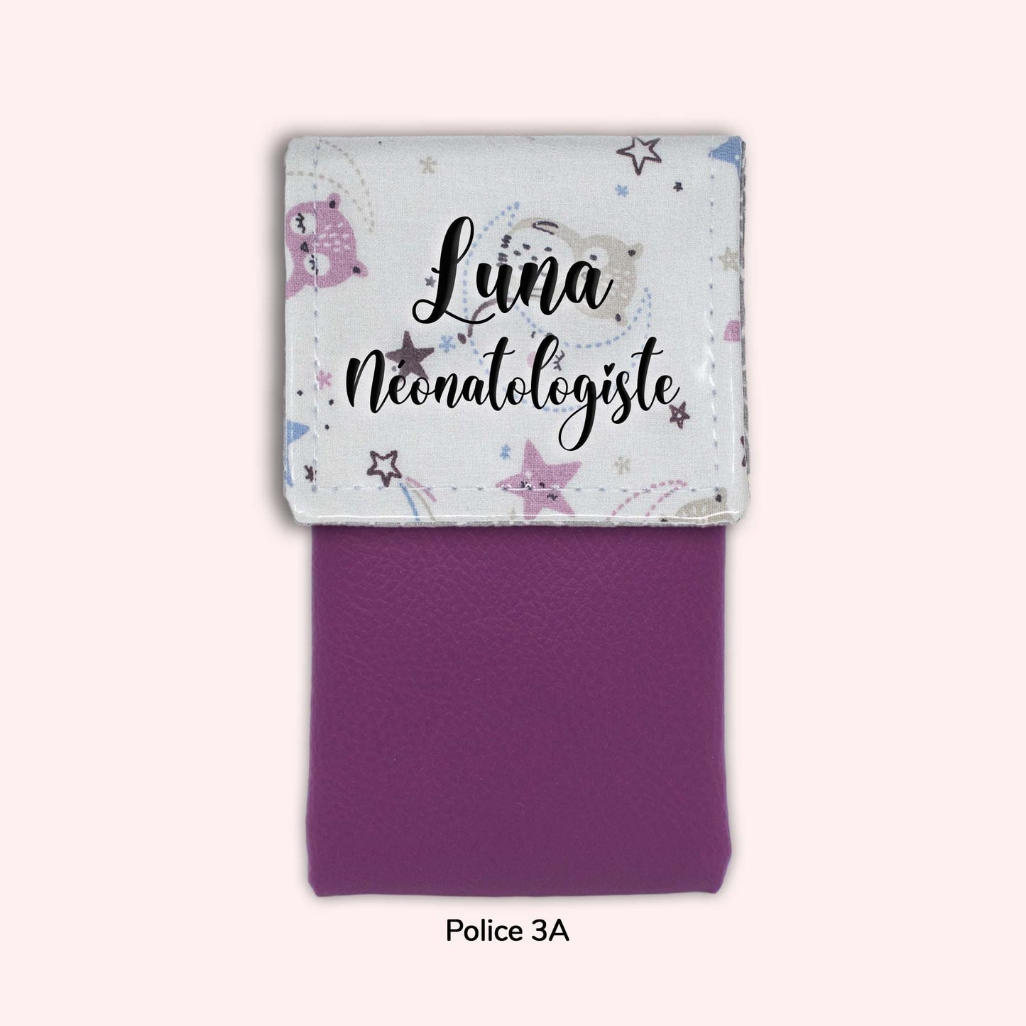 Pochette aimantée Luna la chouette