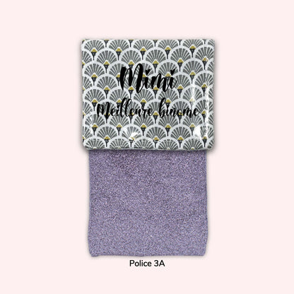 Pochette aimantée Art Déco Gris