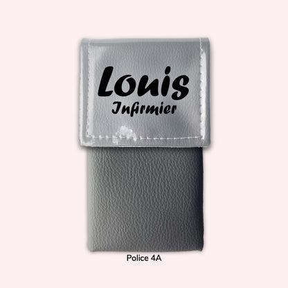 Two-tone flap pouch Mouse Grey