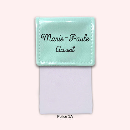 Two-tone Mint flap pouch